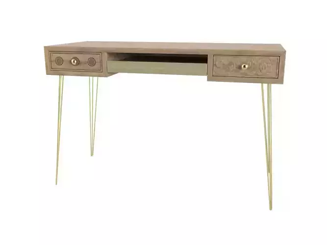 Desk Boheme Chic LE GRENIER DE JULIETTE 3D model