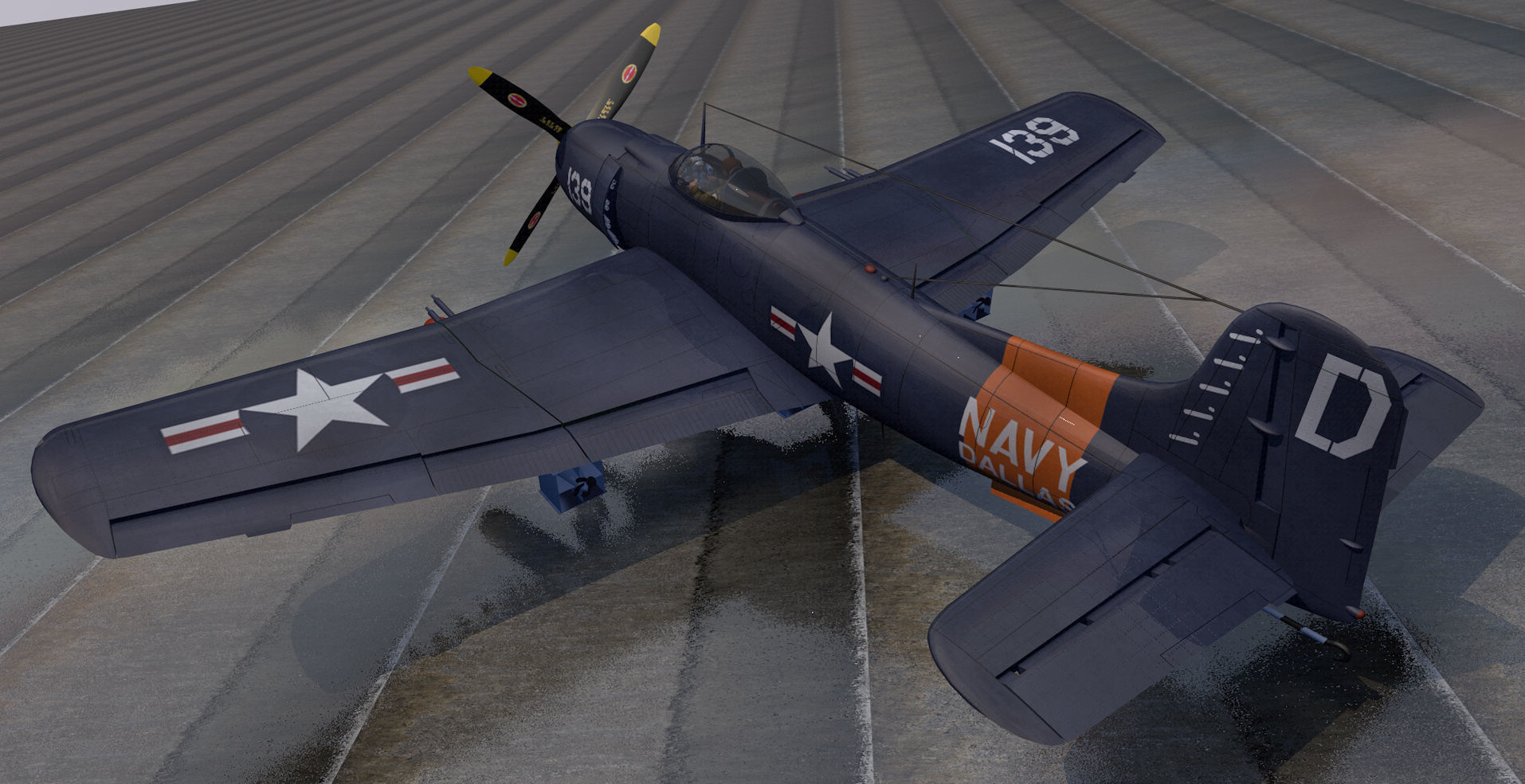 Martin AM-1 Mauler 3D model_2