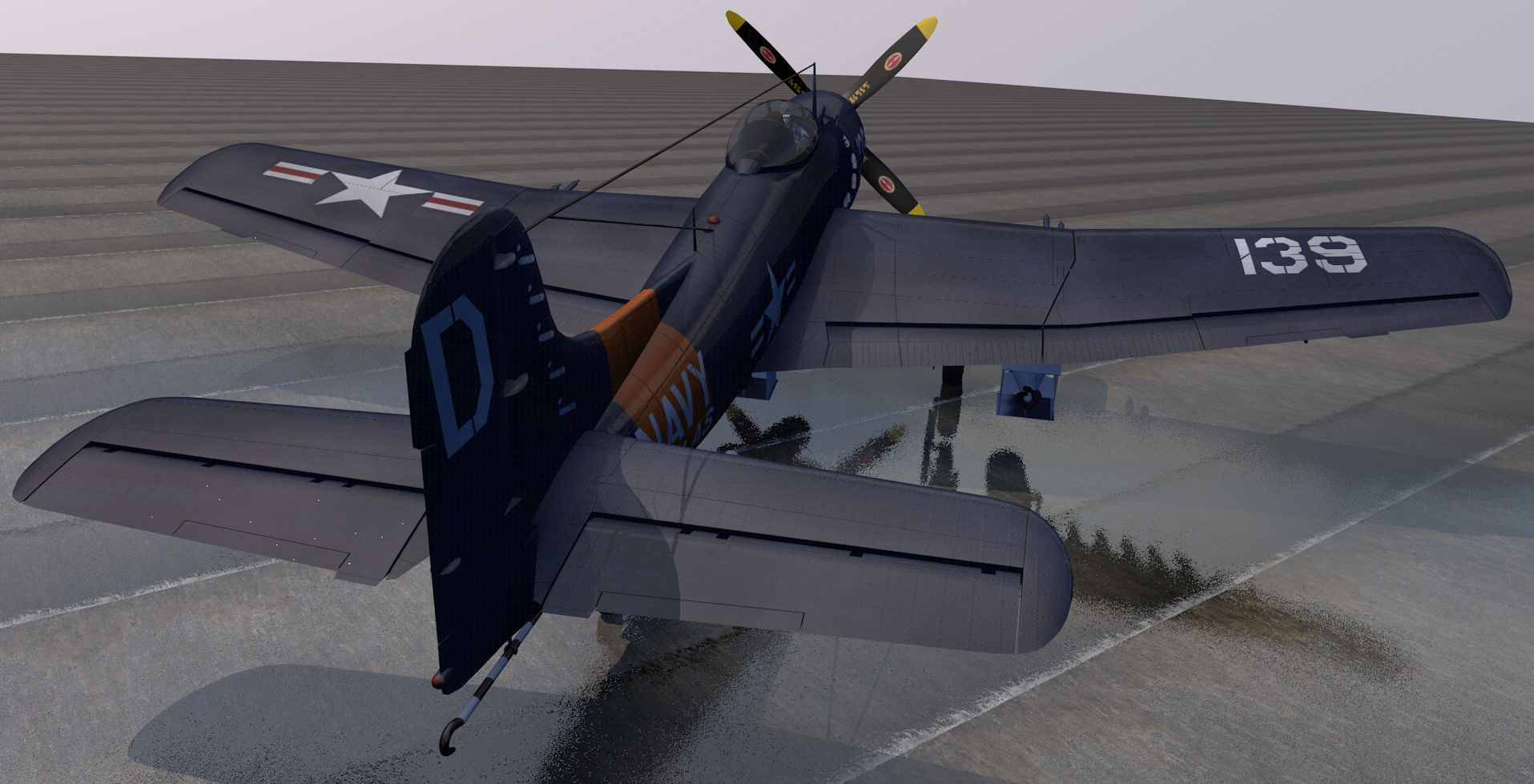 Martin AM-1 Mauler 3D model_5