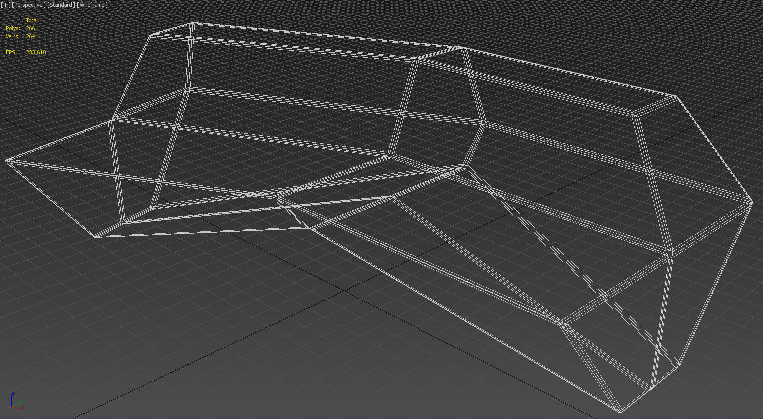 Modern plastic outdoor bench 3D model_22