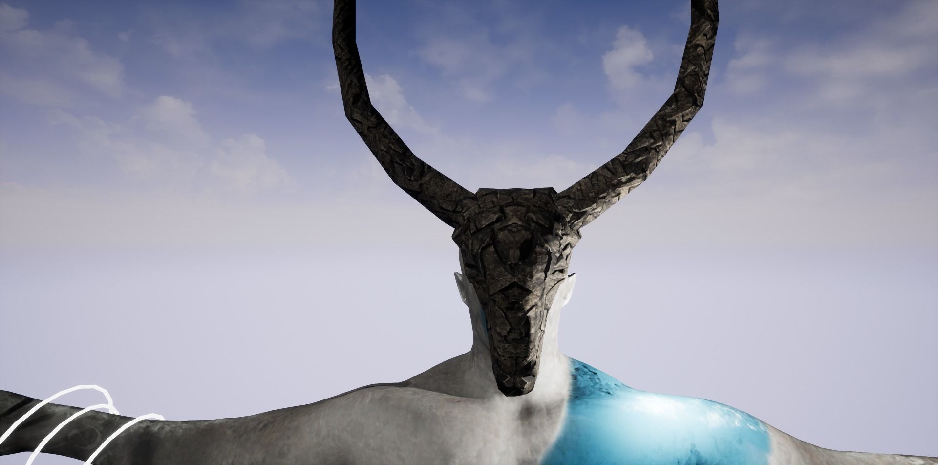 Skull Cultist 3d LowPoly Model Low-poly 3D model_0