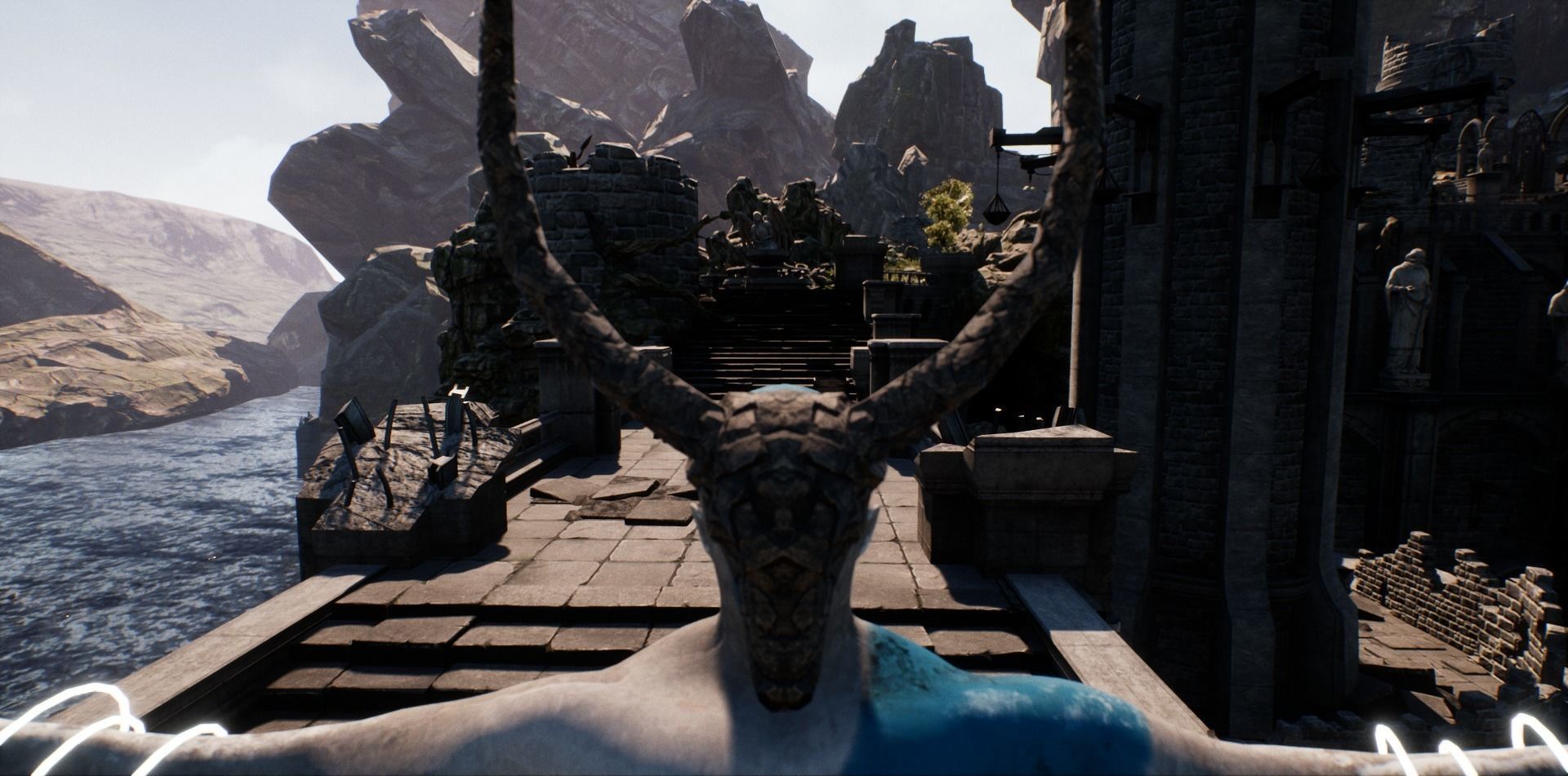 Skull Cultist 3d LowPoly Model Low-poly 3D model_4