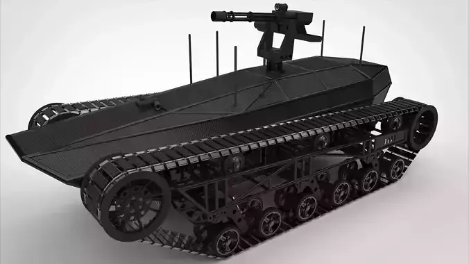 Tracked vehicle robot