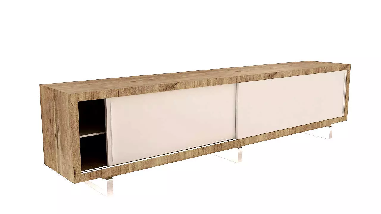 Console table tv stand 3D model_0