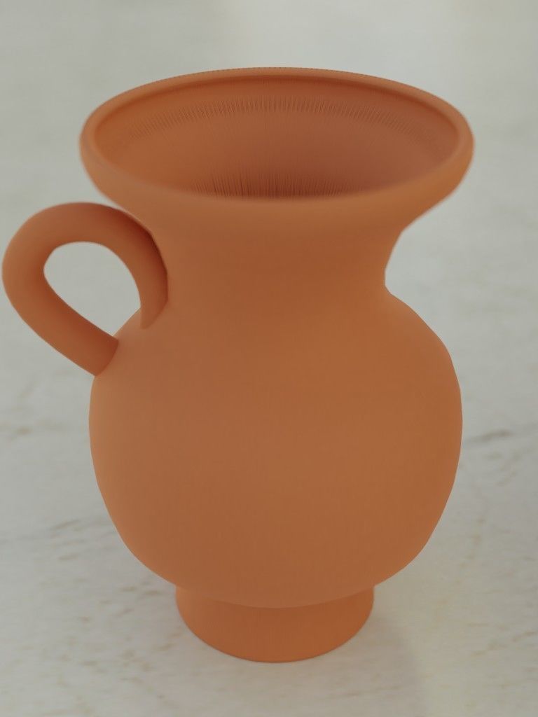 Greek vases collection - 3 Aryballos and 3 Amphoras 3D model_9