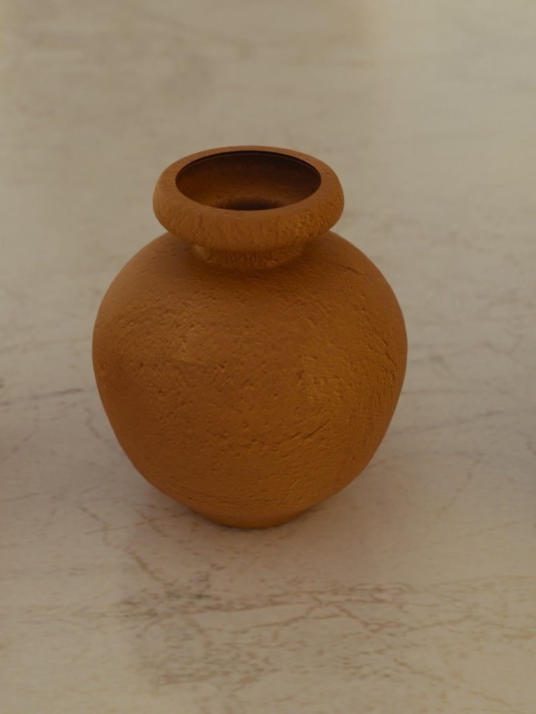 Greek vases collection - 3 Aryballos and 3 Amphoras 3D model_6