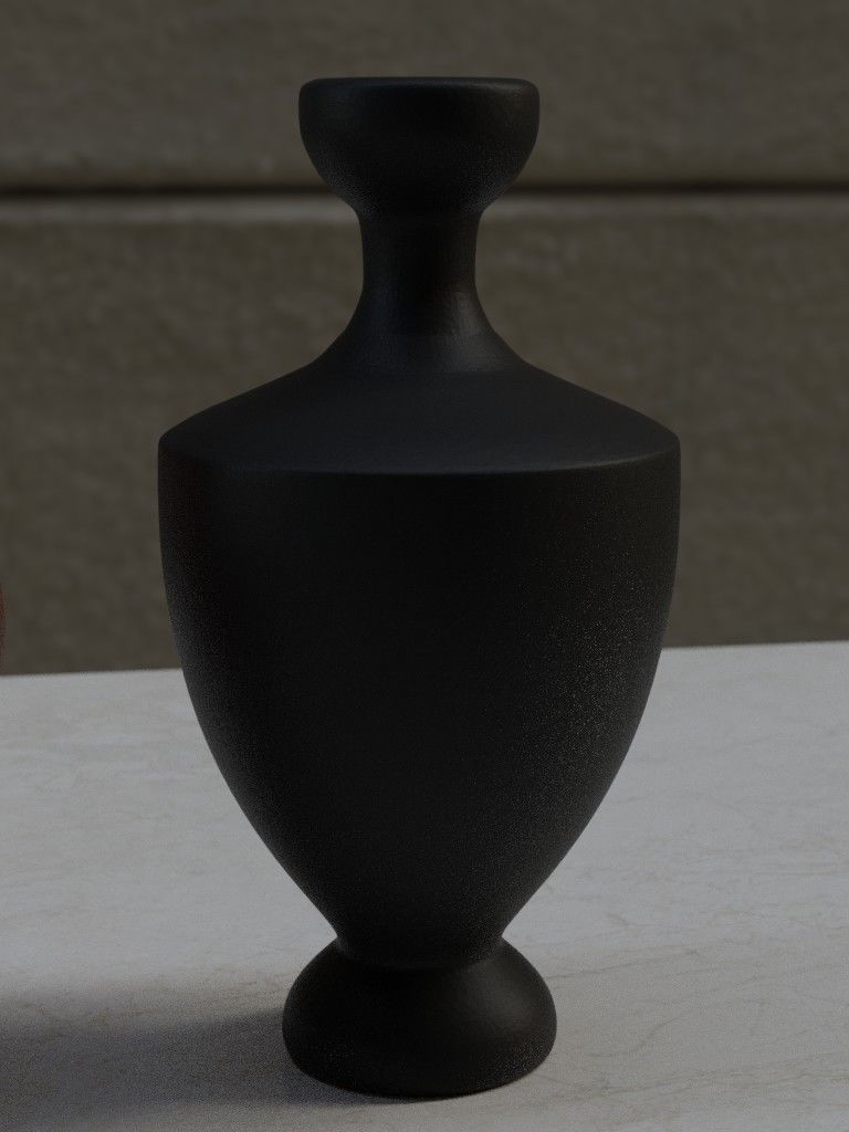 Greek vases collection - 3 Aryballos and 3 Amphoras 3D model_8