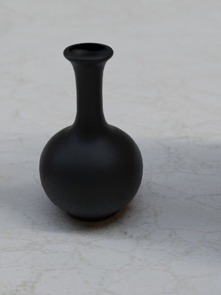 Greek vases collection - 3 Aryballos and 3 Amphoras 3D model_7