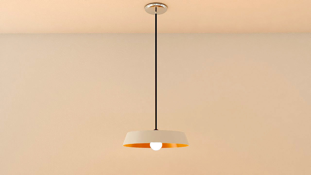 Hanging lights Lamp set 3D model_10