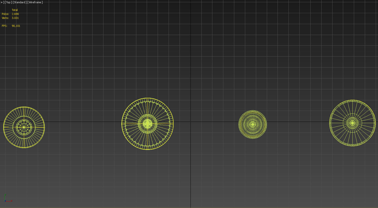 Hanging lights Lamp set 3D model_18