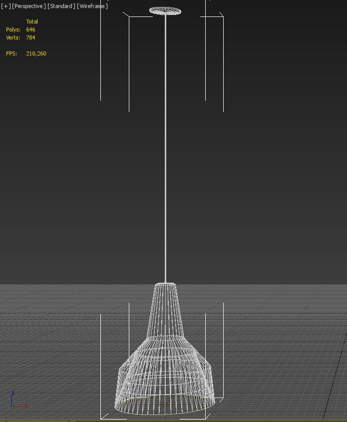 Hanging lights Lamp set 3D model_21