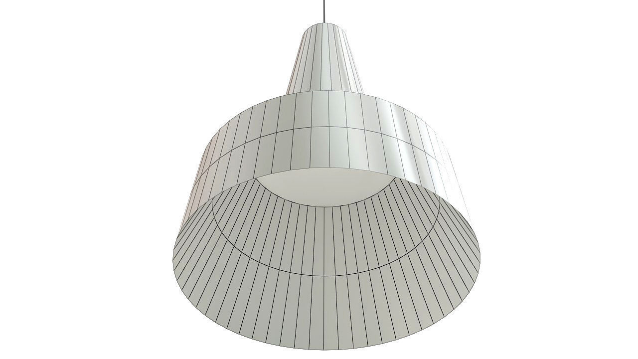 Hanging lights Lamp set 3D model_13