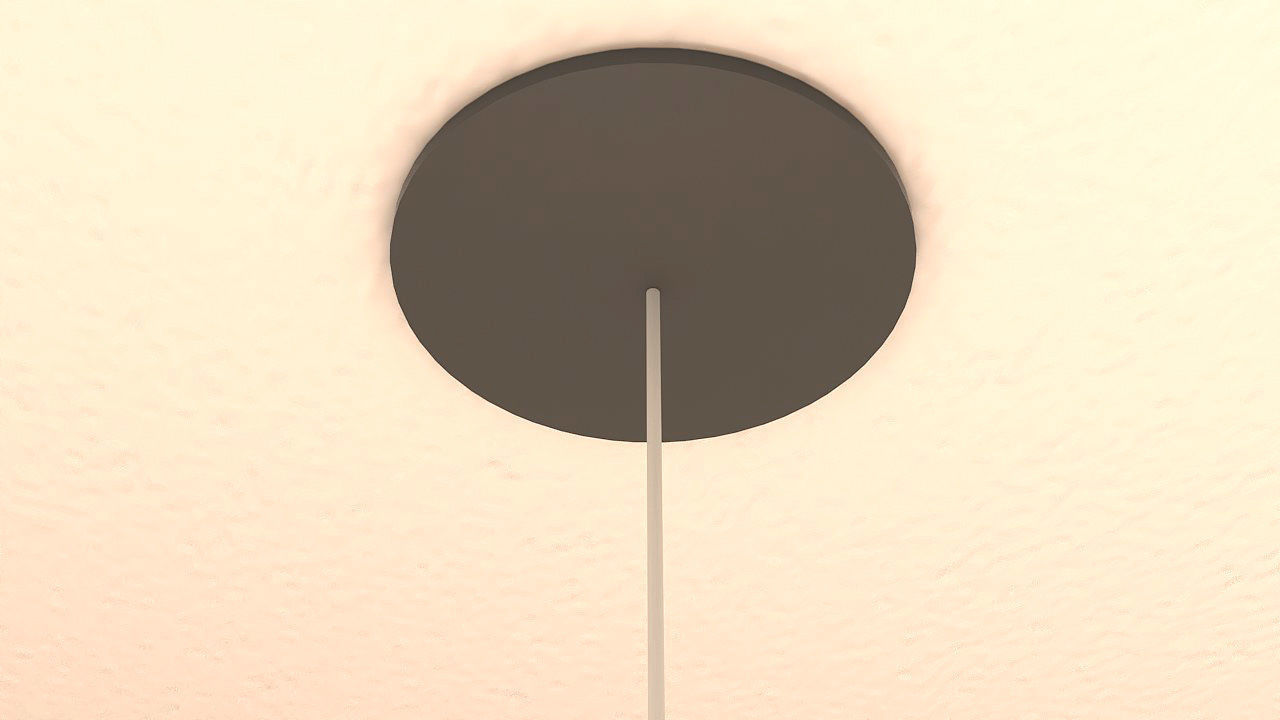 Hanging lights Lamp set 3D model_8