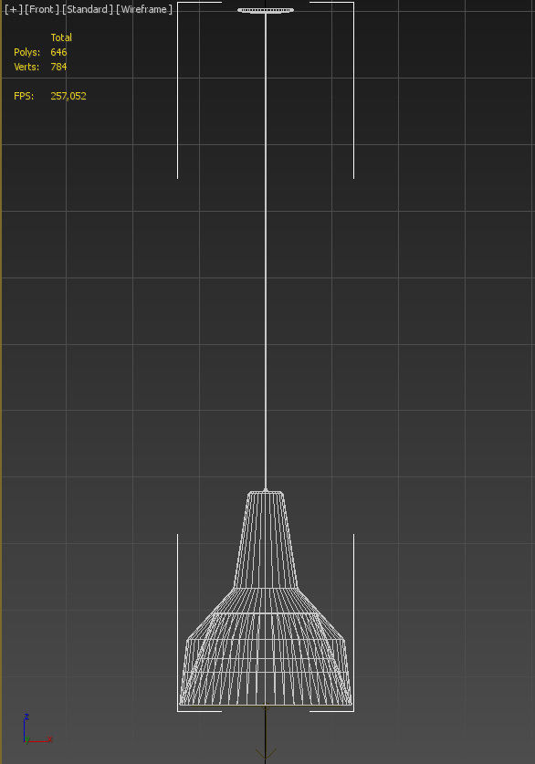 Hanging lights Lamp set 3D model_20