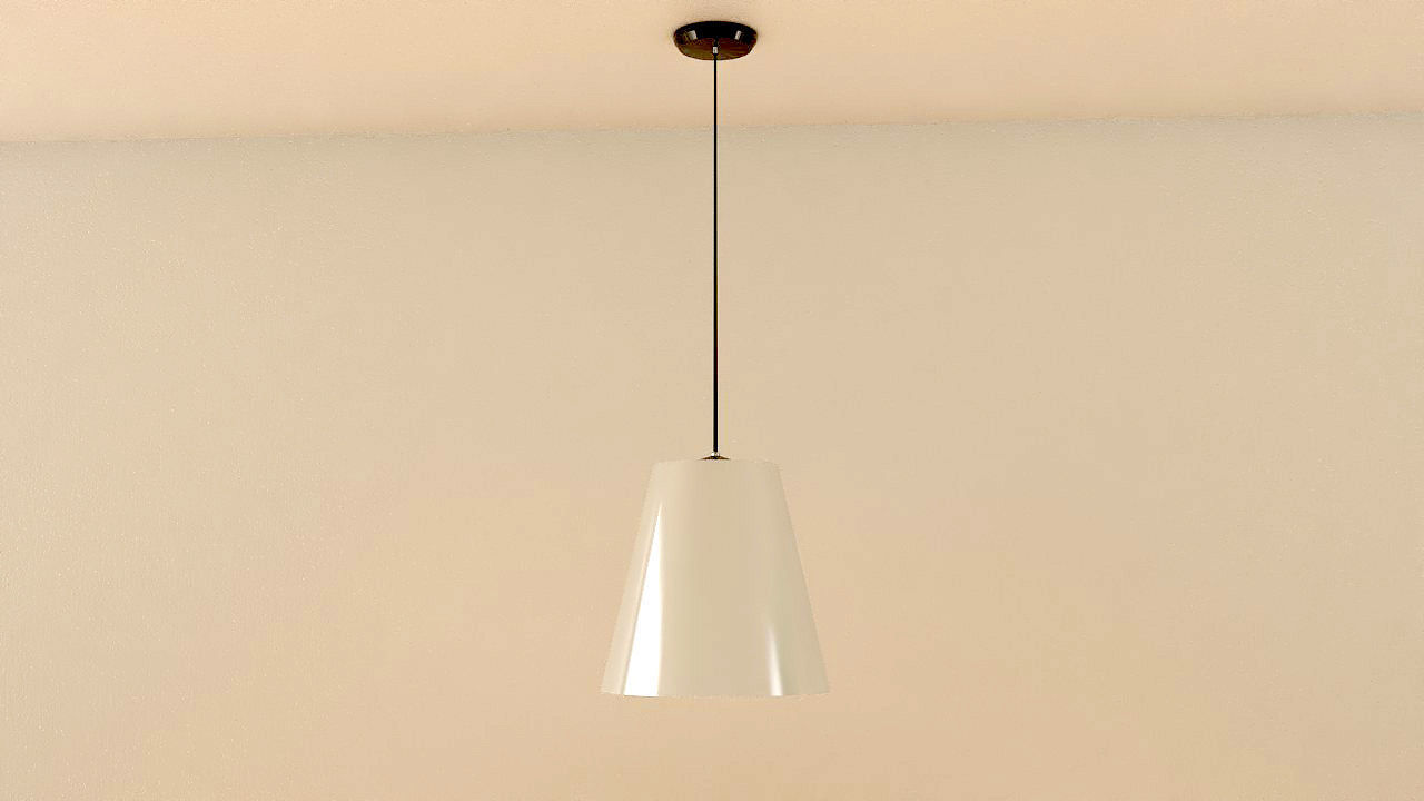 Hanging lights Lamp set 3D model_9