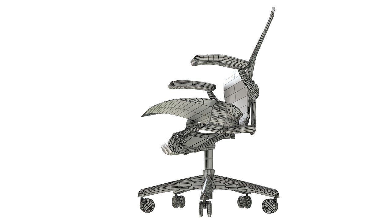 Aeron office chair - Herman Miller 3D model_8
