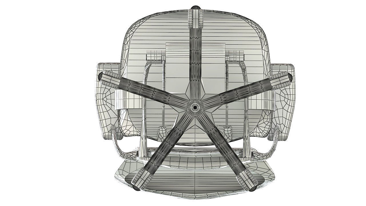 Aeron office chair - Herman Miller 3D model_12