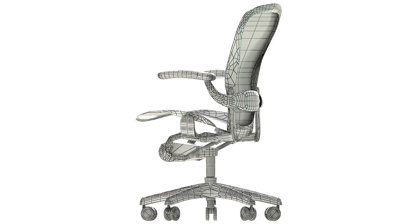 Aeron office chair - Herman Miller 3D model_13