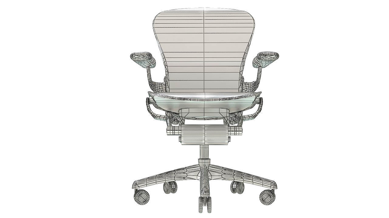 Aeron office chair - Herman Miller 3D model_10