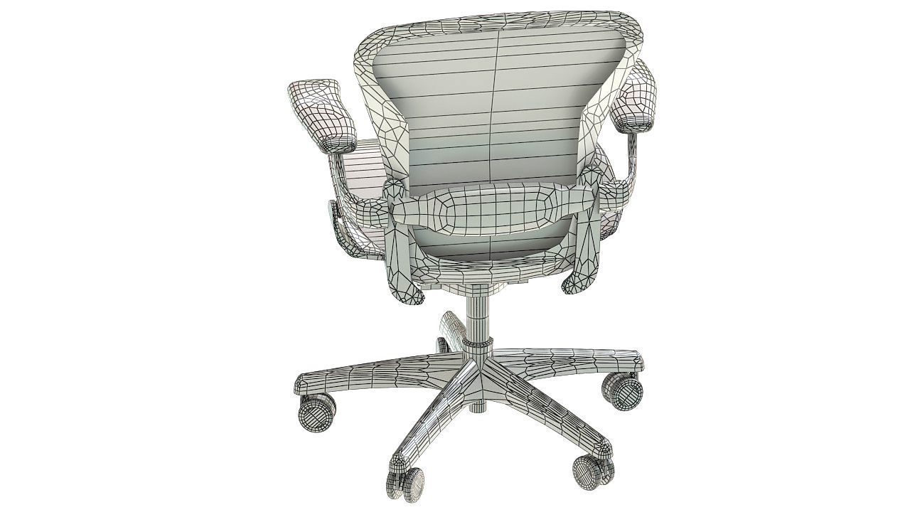 Aeron office chair - Herman Miller 3D model_14