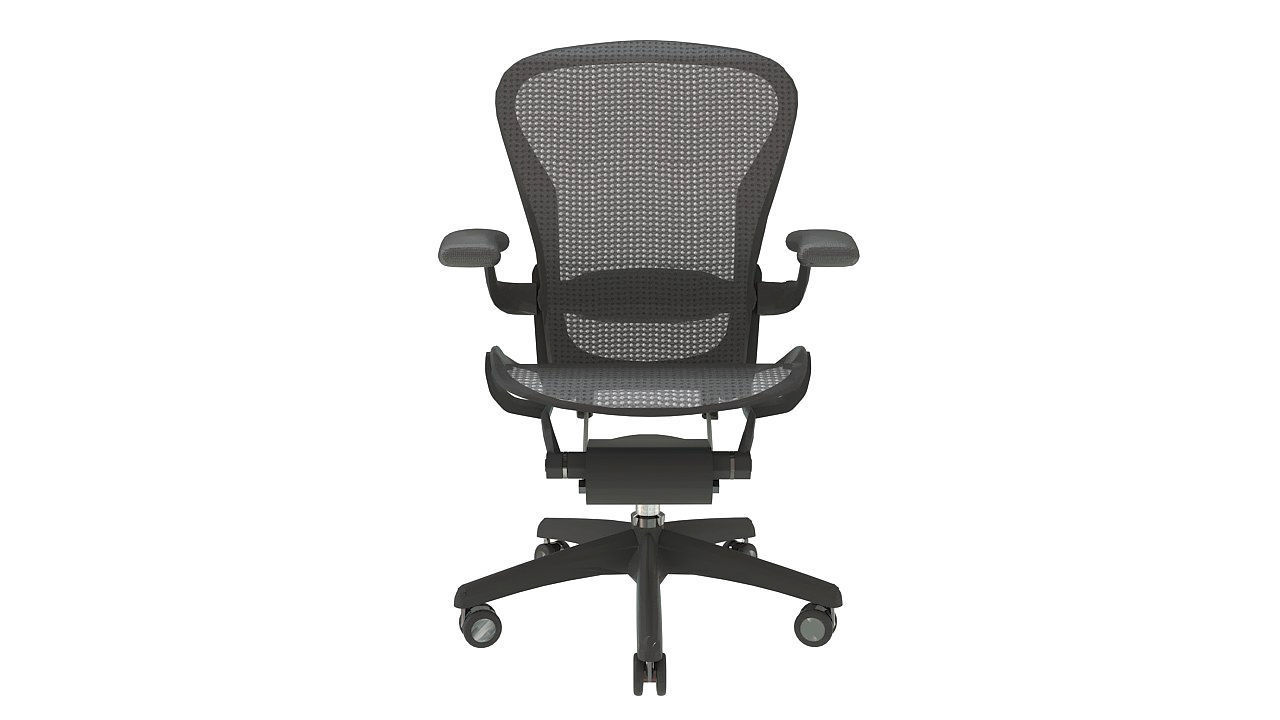 Aeron office chair - Herman Miller 3D model_2