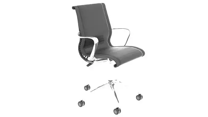 Setu leather office chair 3D model