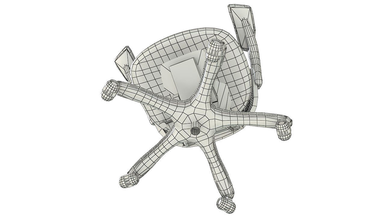 Knoll Generation office chair 3D model_14