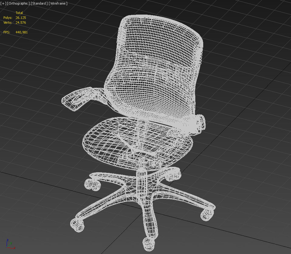 Knoll Generation office chair 3D model_18