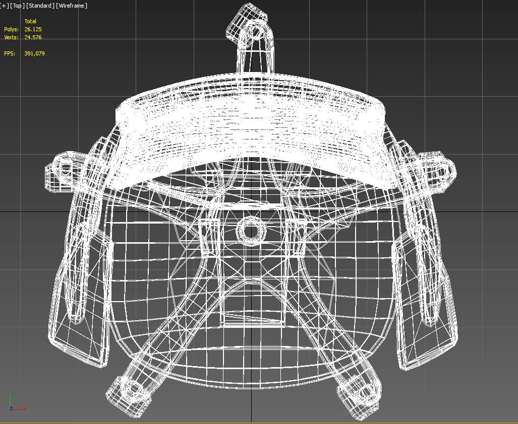 Knoll Generation office chair 3D model_16