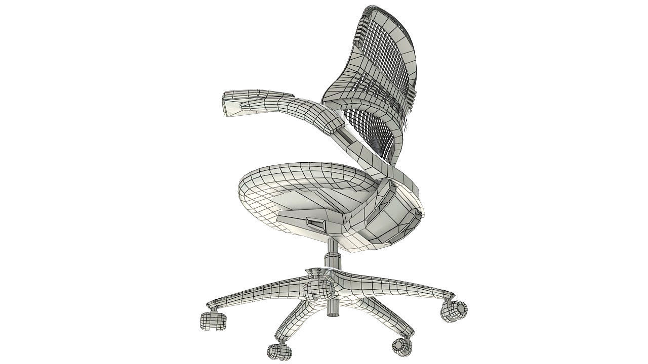 Knoll Generation office chair 3D model_13