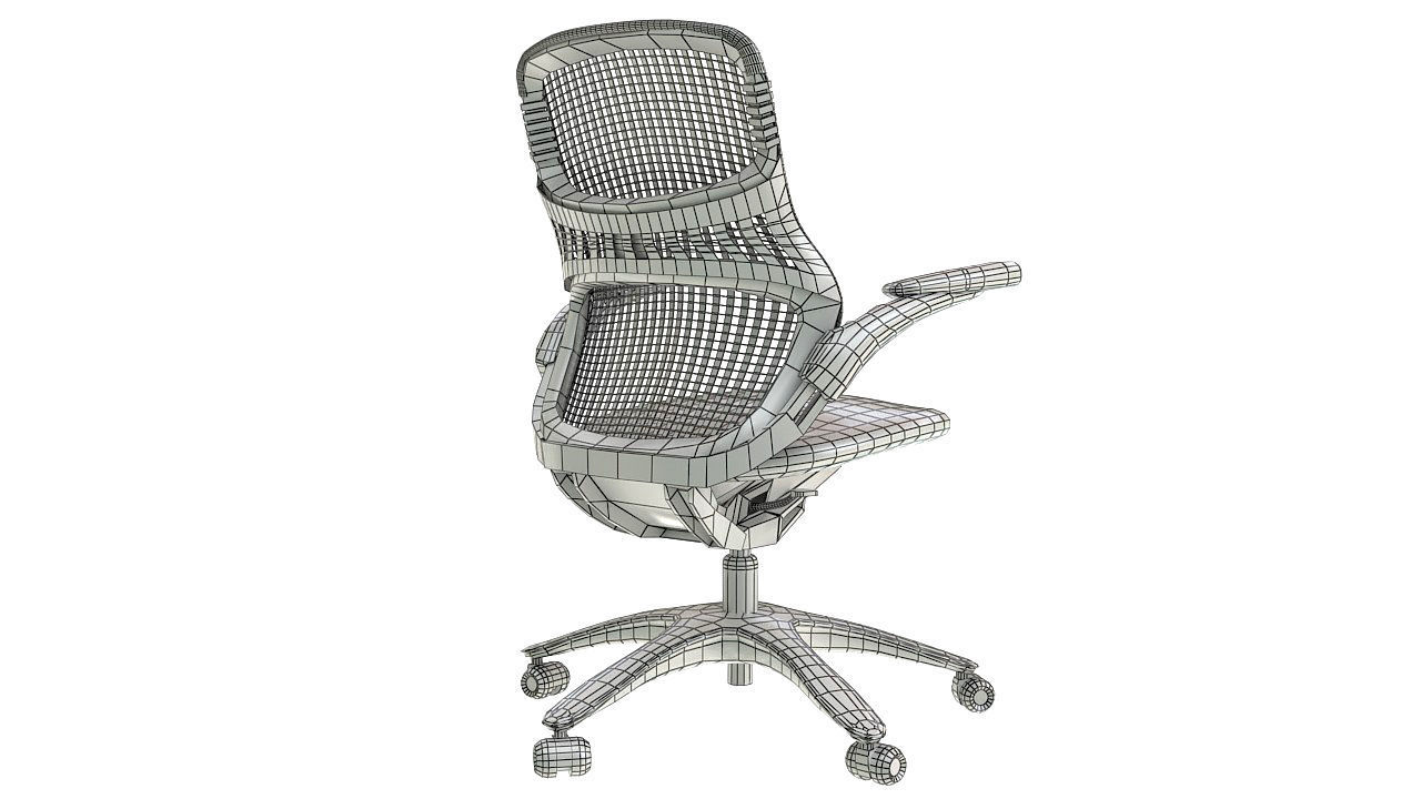 Knoll Generation office chair 3D model_9