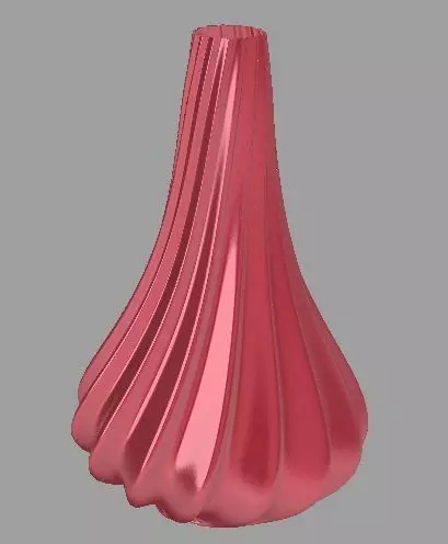 Streamline shape vase Free 3D print model