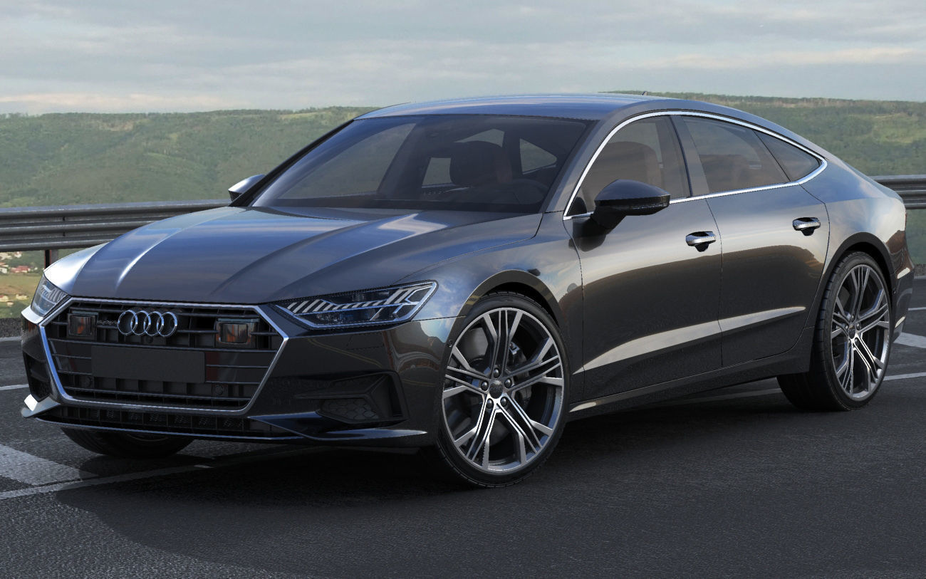 Audi A7 Sportback 2018 3D model CGTrader Audi A7 Sportback 2018 3D model CGTrader