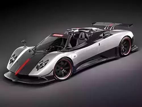 Pagani Zonda Cinque Roadster 2010 3D Model 3D model Pagani Zonda Cinque Roadster 2010 3D Model 3D model