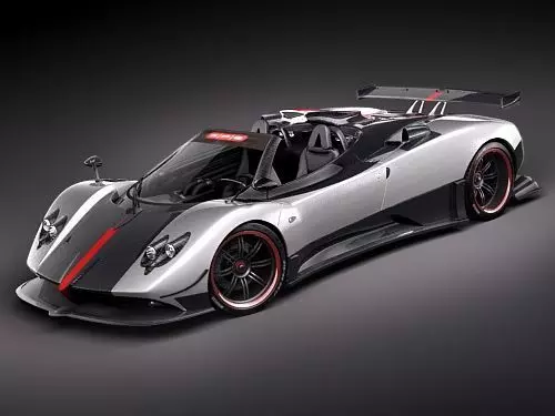 Pagani Zonda Cinque Roadster 2010 3D Model 3D model_0