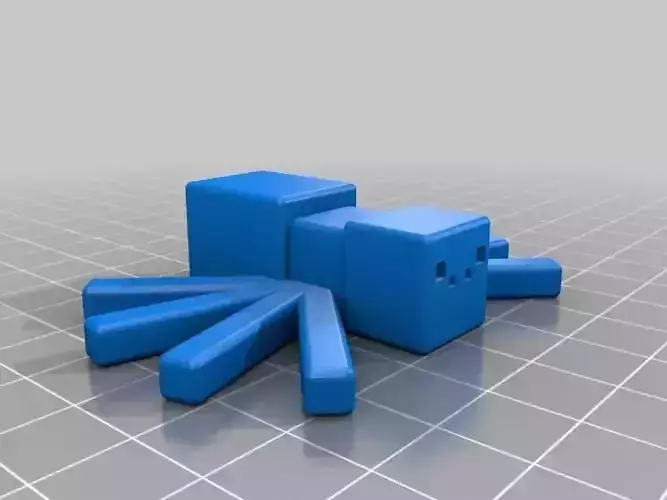 Minecraft spider Free 3D print model