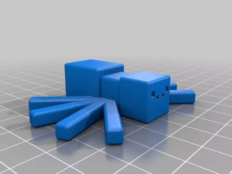 Minecraft spider Free 3D print model