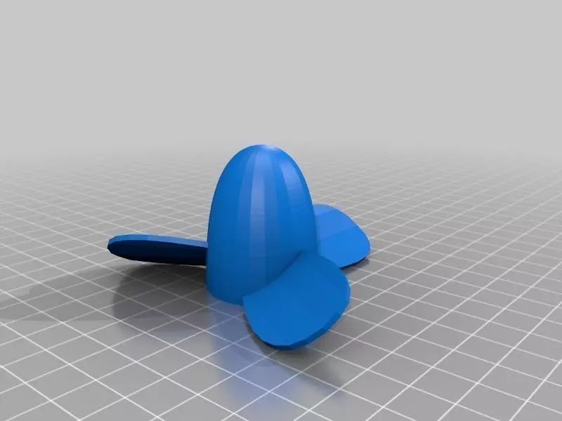 Propellor plastic propeller Free 3D print model_0