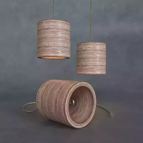 Lamp C-light plywood