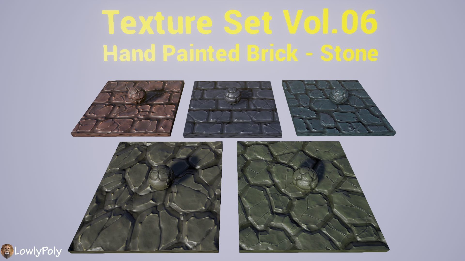 Stylized Stone  Vol 06 - Hand Painted Texture Texture_13