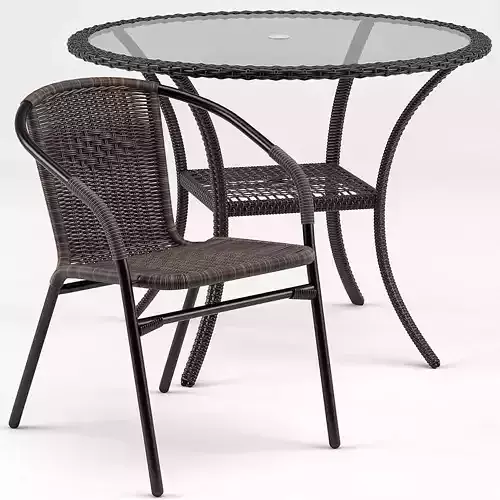 Brigance Bistro Table and Acadian Chair