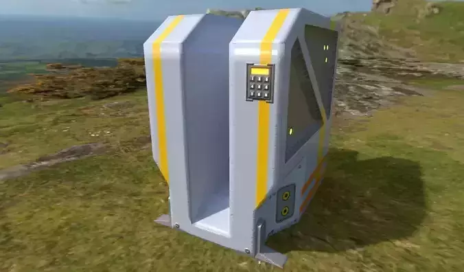 Sci-Fi Storage Crate 04