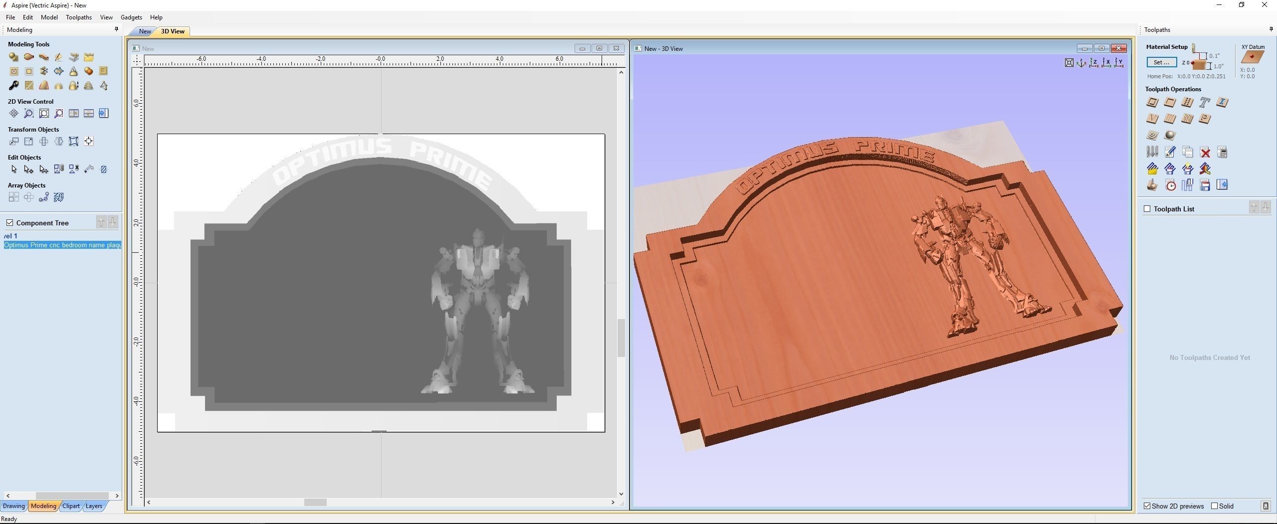 Optimus Prime Bedroom Door Sign Template - 2 versions 3D print model_6