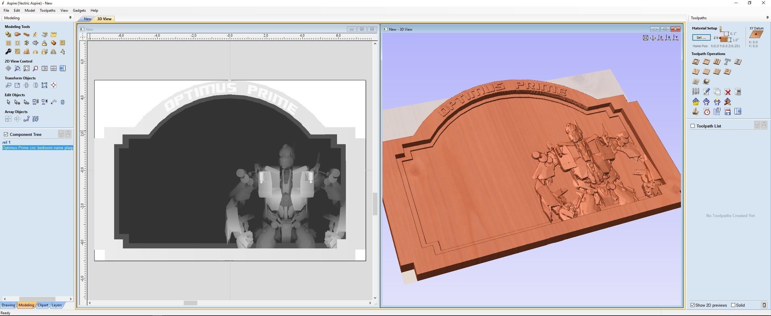 Optimus Prime Bedroom Door Sign Template - 2 versions 3D print model_8