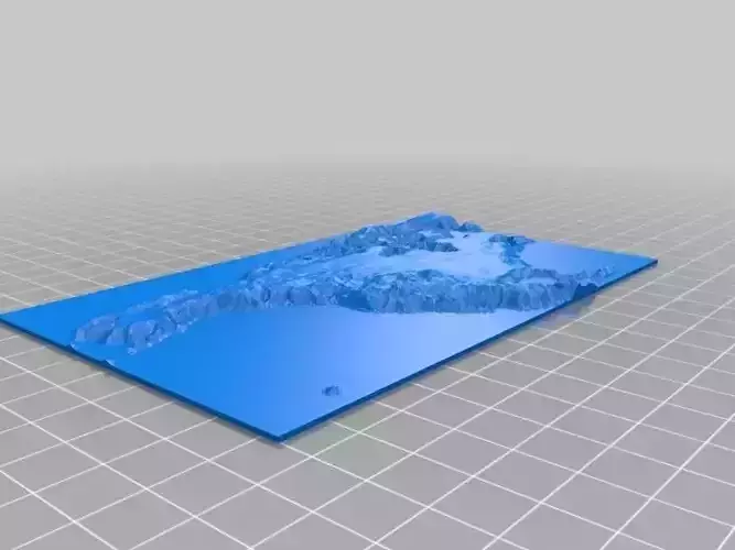 North America Map Free 3D print model