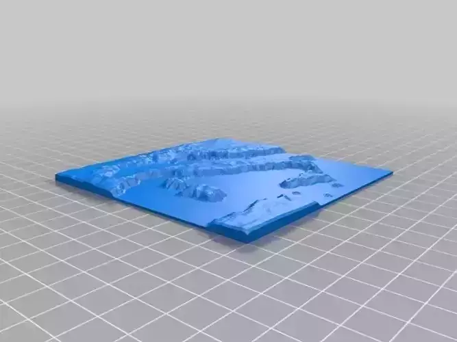 Italy Map Free 3D print model
