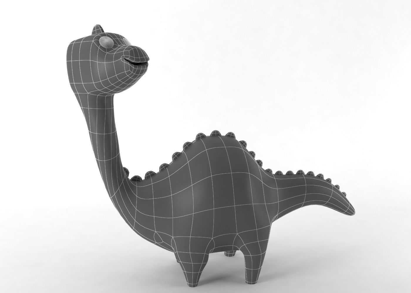inflatable dinosaur 3D model_3
