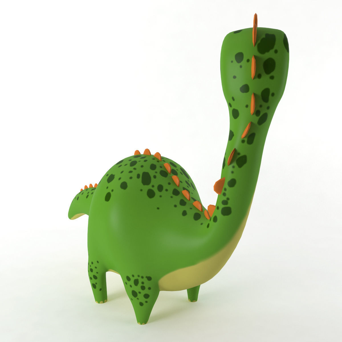 inflatable dinosaur 3D model_4