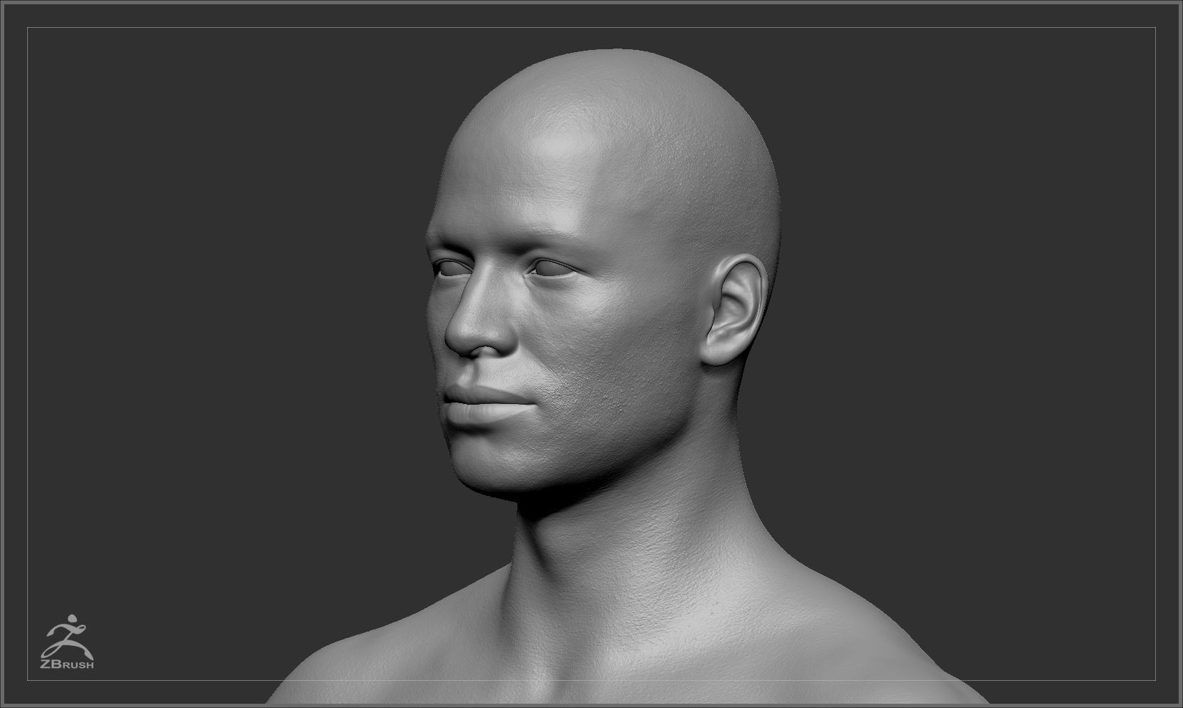 Average Male Body  Low-poly 3D model_39