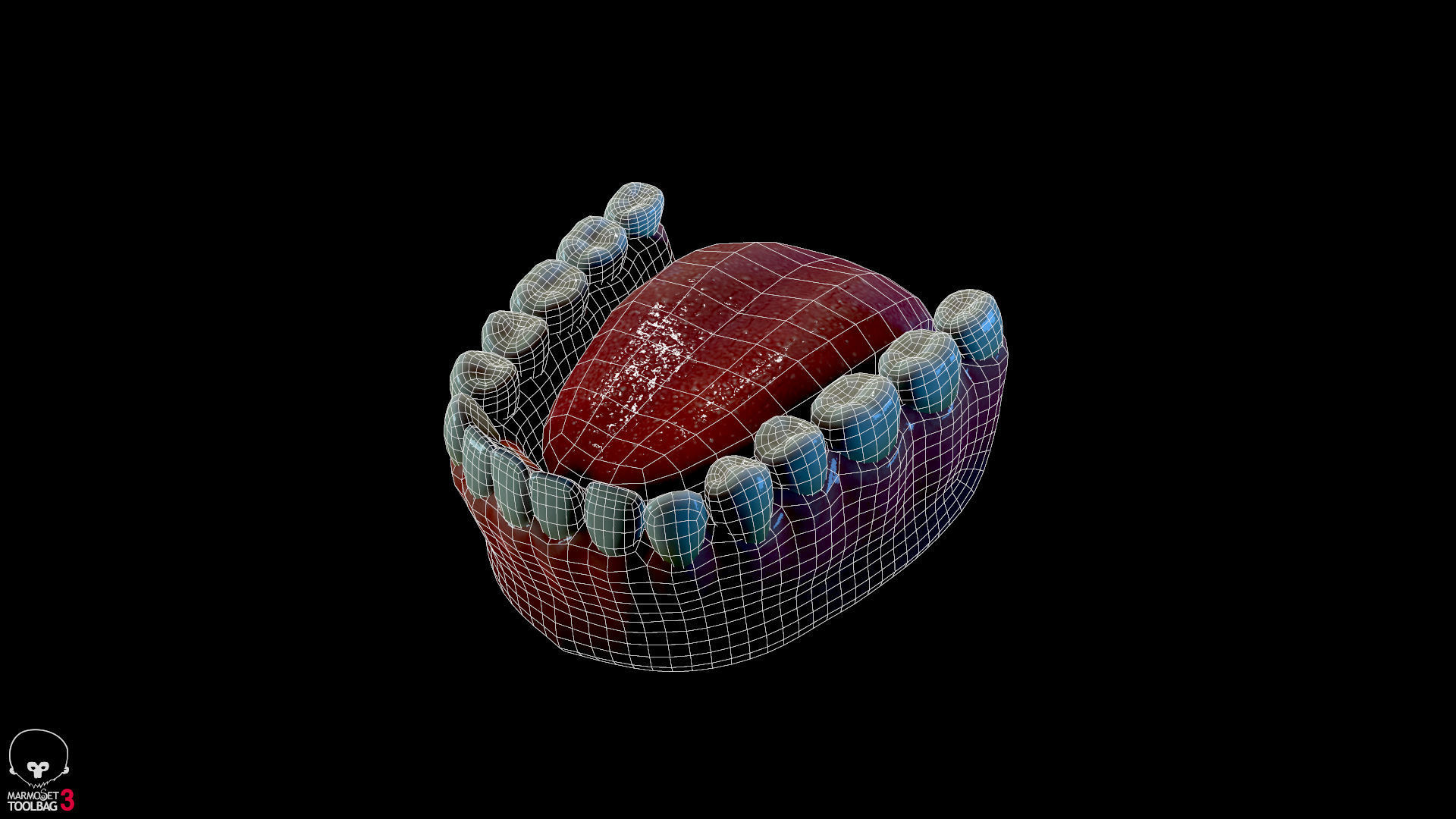 Average Male Body  Low-poly 3D model_35